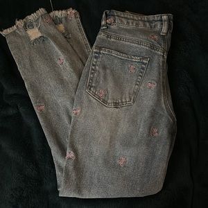 Butterfly straight fit jeans
